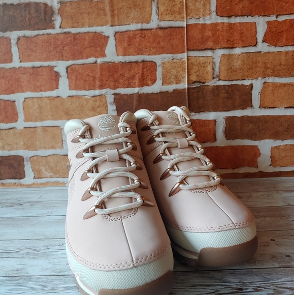 NEW Timberland Euro Sprint Mid Hiker Light Pink - Picture 6 of 8